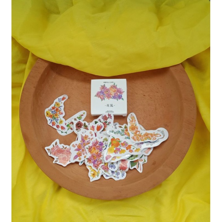 

Floral Sticker Deco Box
