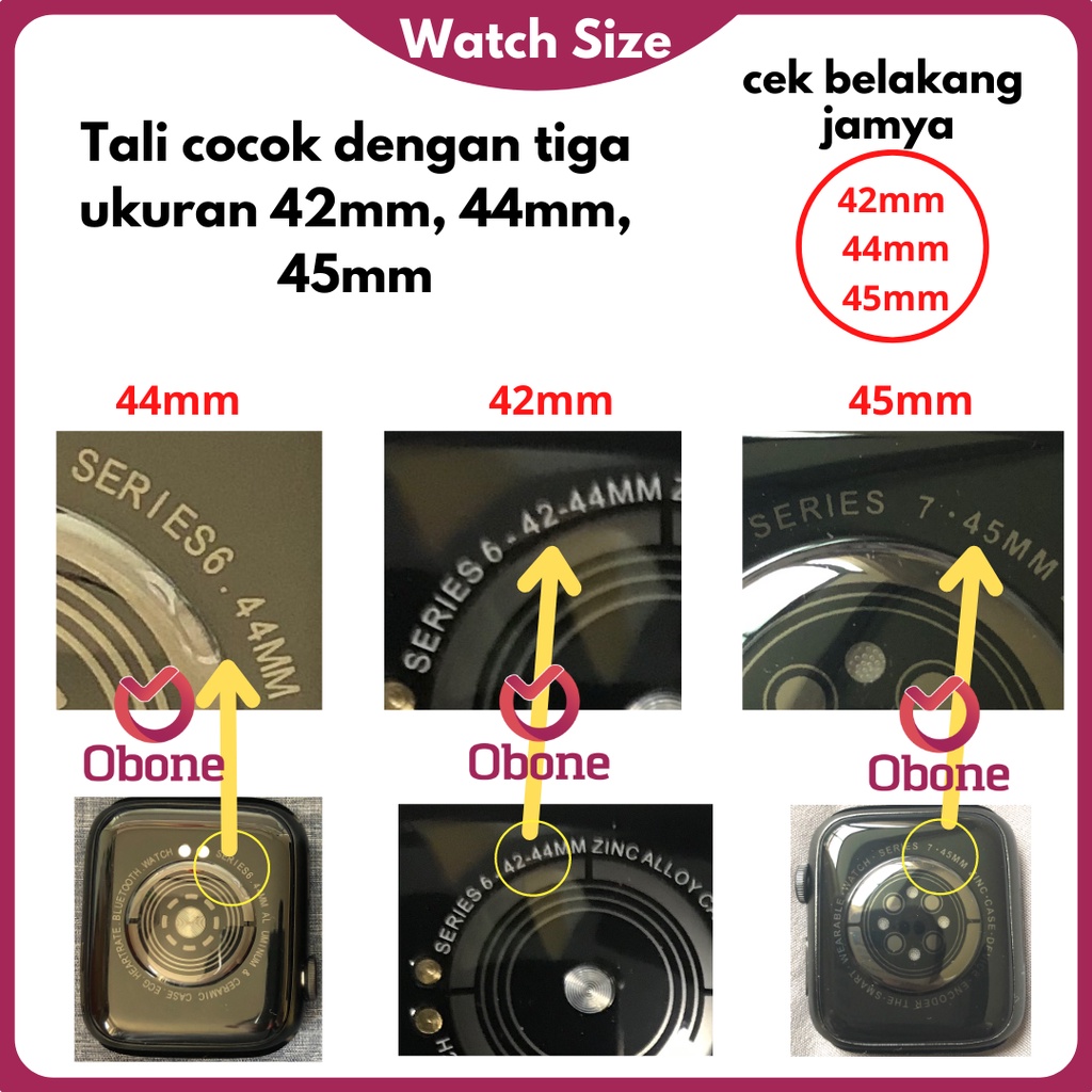 Strap untuk iwatch T500 T55 T500plus S20 IWO HW22 strap iwatch Tali Jamtangan smartwatch 42mm 44mm 45mm 49mm