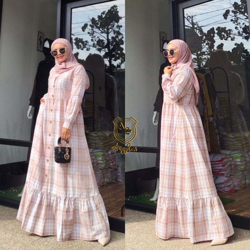 Raana Dress Matt Cotton triset