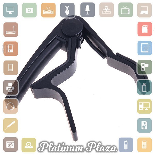 Capo Gitar Ukulele Aluminium - M556 - Black`7FCFVK-