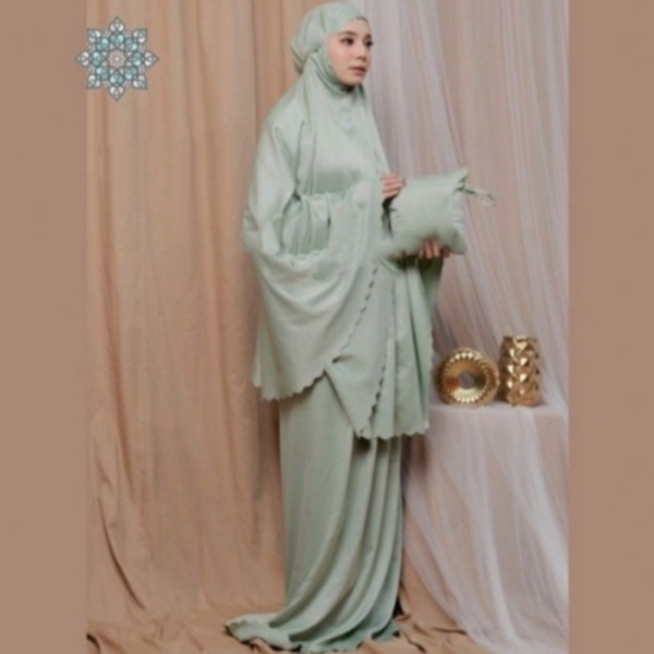 Mukena Sutra Silk Mewah premium terlaris - 7 Berkualitas