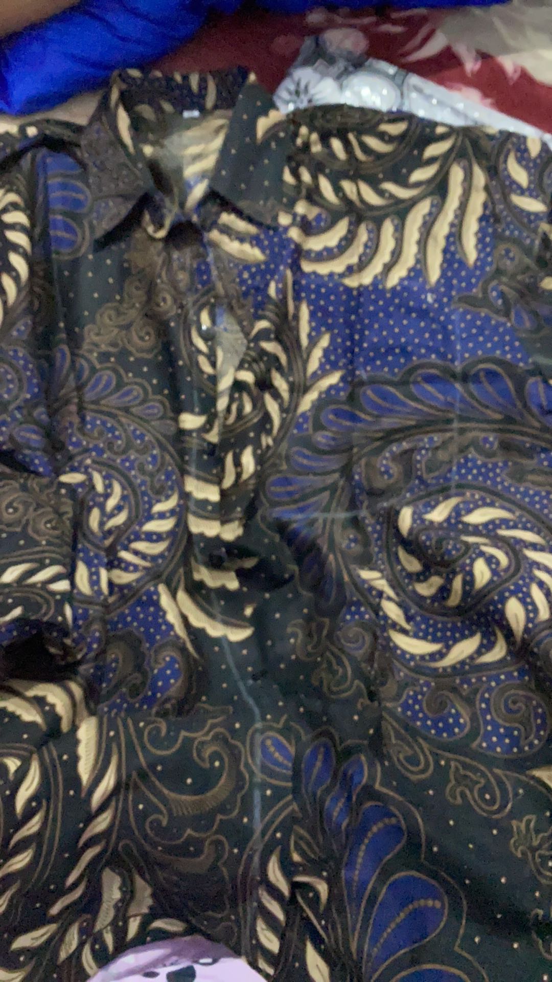 Promo 12.12 Bswart Batik Hrb026 Kenongo Padi Pekalongan M L Xl Batik Pria Murah Modern Grosir