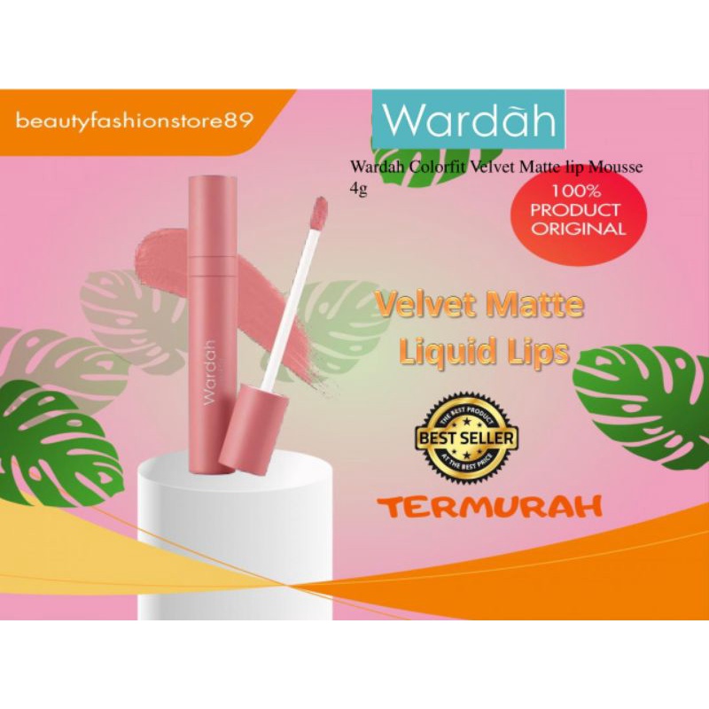 WARDAH VELVET MATTE LIP MOUSSE