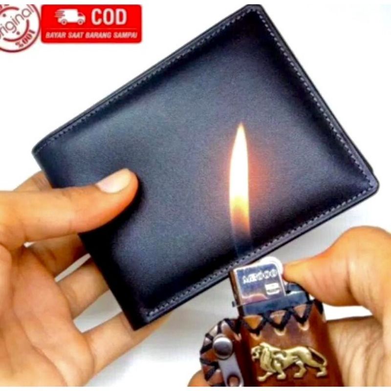 Dompet kulit pria asli 100%  anti bakar  original kulit garut