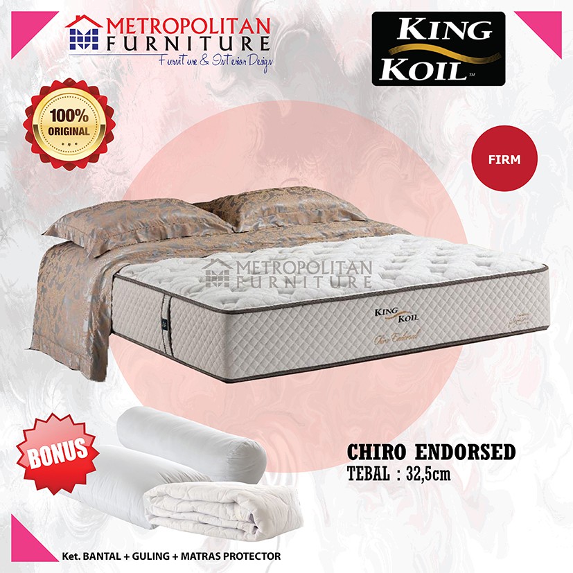 Kasur Springbed King Koil Chiro Endorsed / Spring bed matras