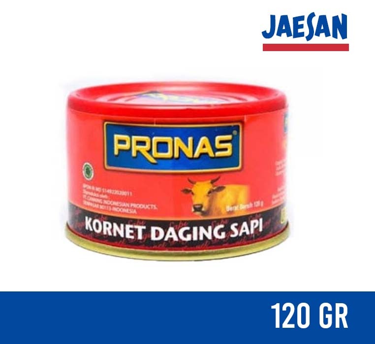 

Pronas Kornet Corned Beef 120gr Kornet daging sapi kaleng