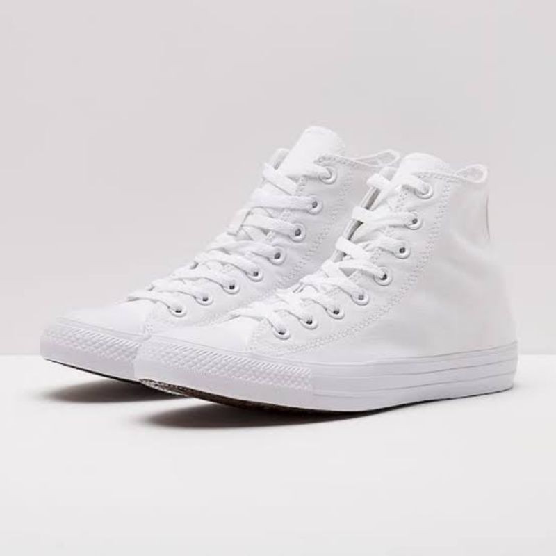 SEPATU CONVERSE CHUCK TAYLOR LOW FULL WHITE | SEPATU CONVERSE CT BOOT FULL WHITE