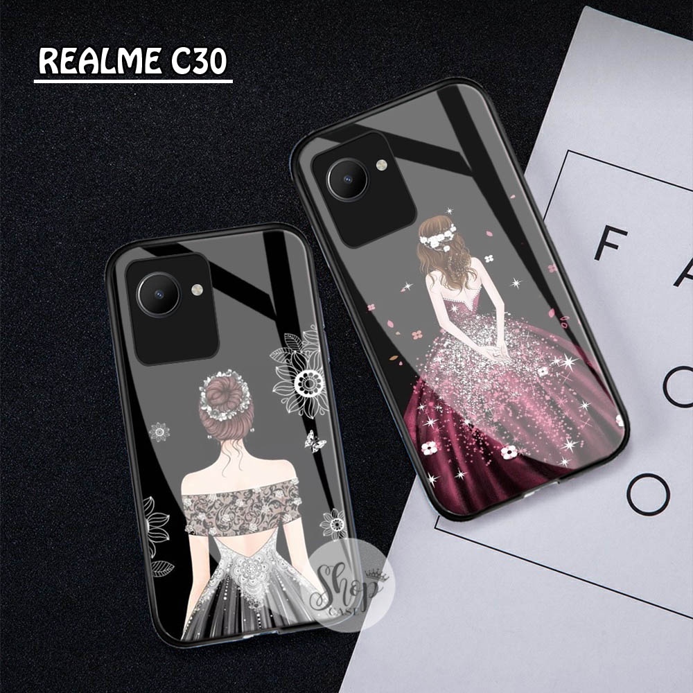 Softcase Glass Realme C30 NEW - Case Realme C30 - Case Lucu - case Realme C30 - kesing Realme C30 - 