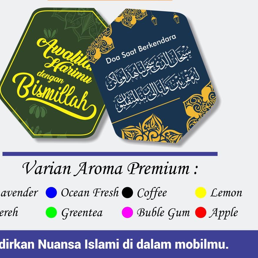✼ PARFUM MOBIL DENGAN AROMA PREMIUM PEWANGI DAN PENGHARUM DESAIN ISLAMI ●