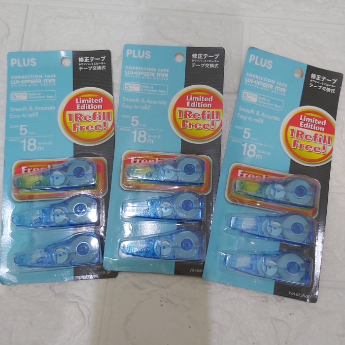 

Nikmati Refill Tip Ex Kertas Plus Wh-635R Diskon