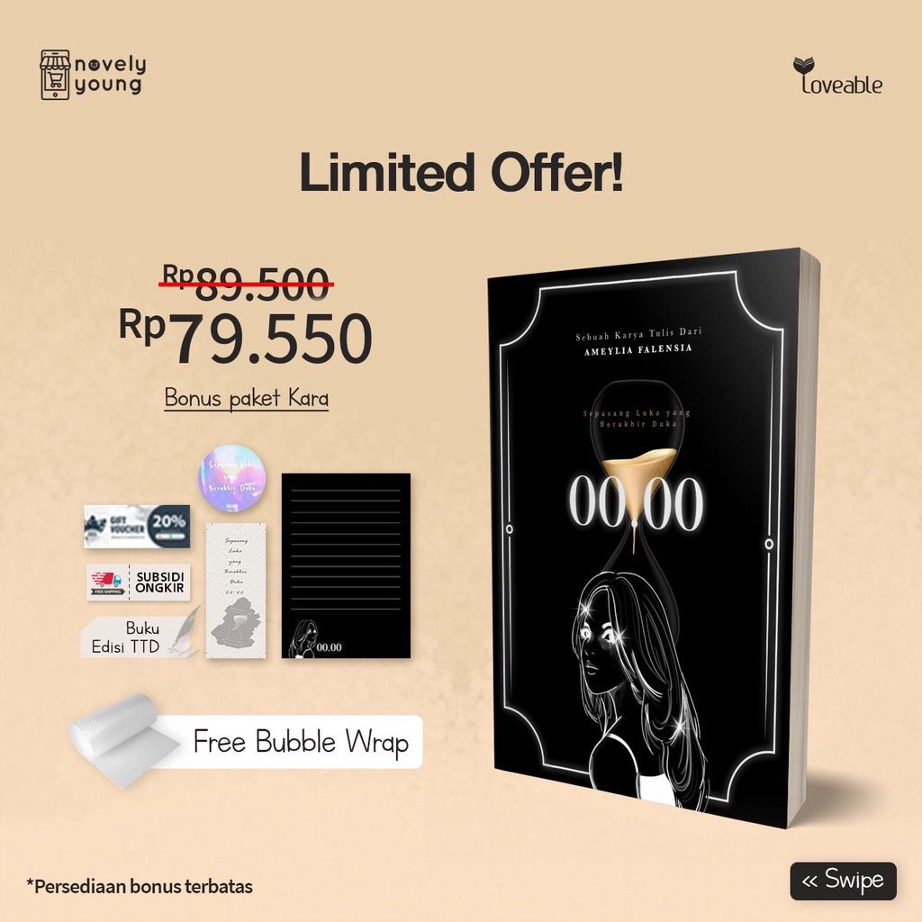 Novel 00:00 penulis: Ameylia Falensia