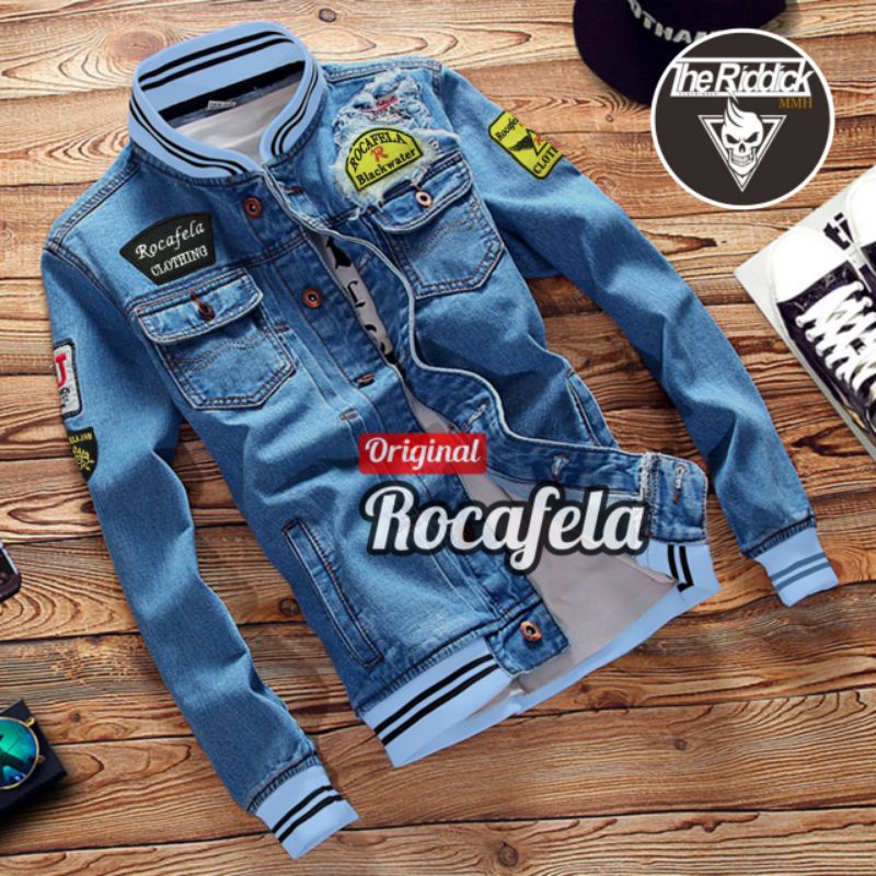 Jaket Pria Jaket Jeans Pria Original ROCAFELA  V X URBAND