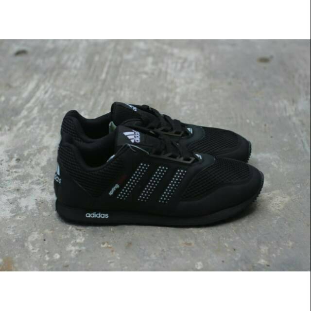 SEPATU SEKOLAH ADIDAS SPRING BLADE HITAM POLOS