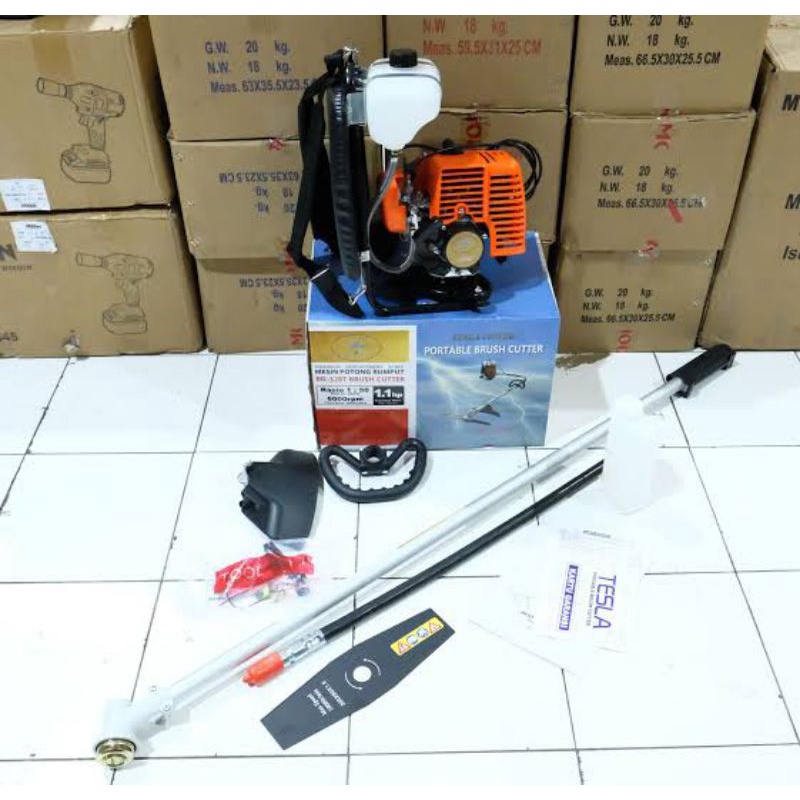 Tesla BG 328 - Brush Cutter ( Mesin Pemotong Rumput Gendong )