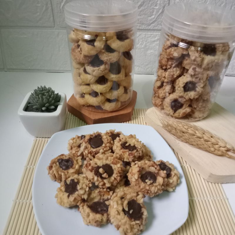 

dapur Cil Yanti thumbprint kacang coklat 500gr