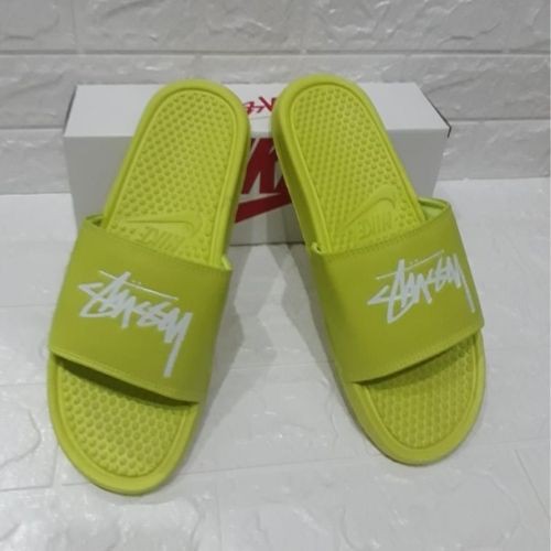 stussy nike flip flops