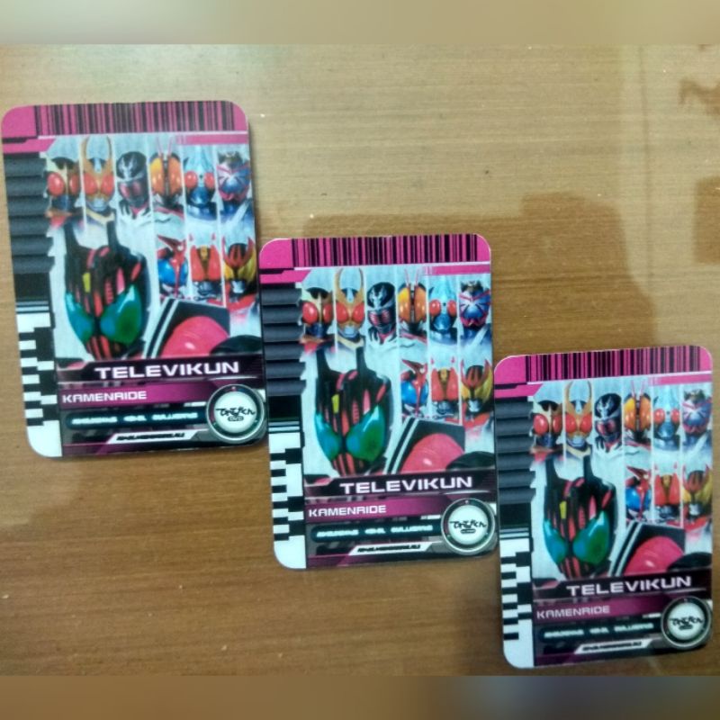 Kartu Kamen Rider Decade Televikun Series Untuk DX dan CSM