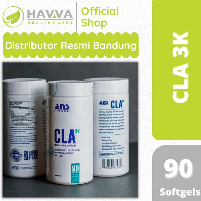 Pembakar Lemak ANS Performance CLA 3K 90 SOFTGELS Penurun Berat Badan