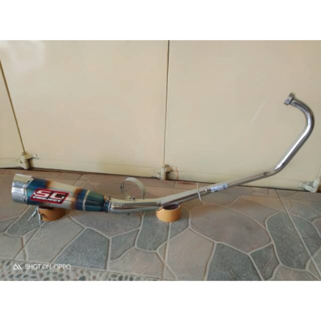 Knalpot sc project Jupiter MX Old Jupiter MX New 135 Fullset