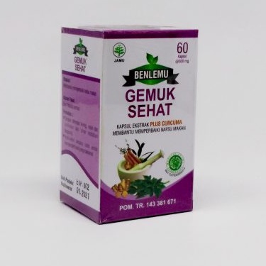 Obat herbal khasiat ampuh kapsul gemuk sehat untuk menambah berat badan alami berkualitas original