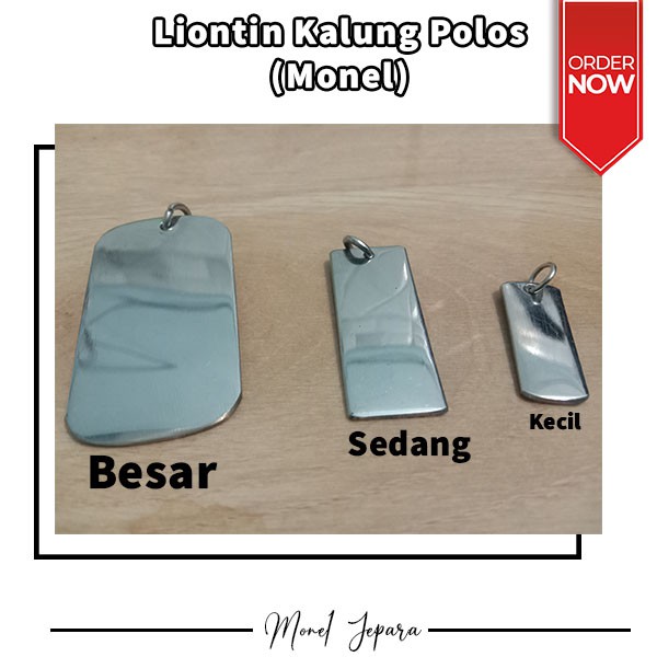 Liontin Monel Polos (Silver)