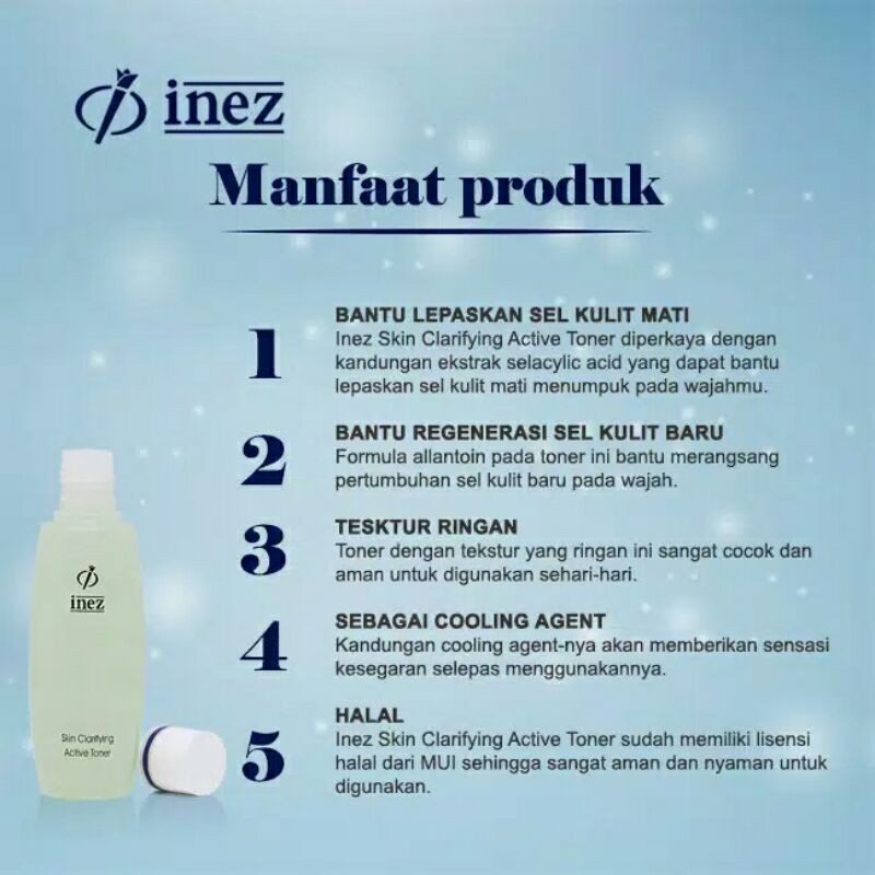 ❤️GROSIR❤️ INEZ Skin Clarifying Active Toner