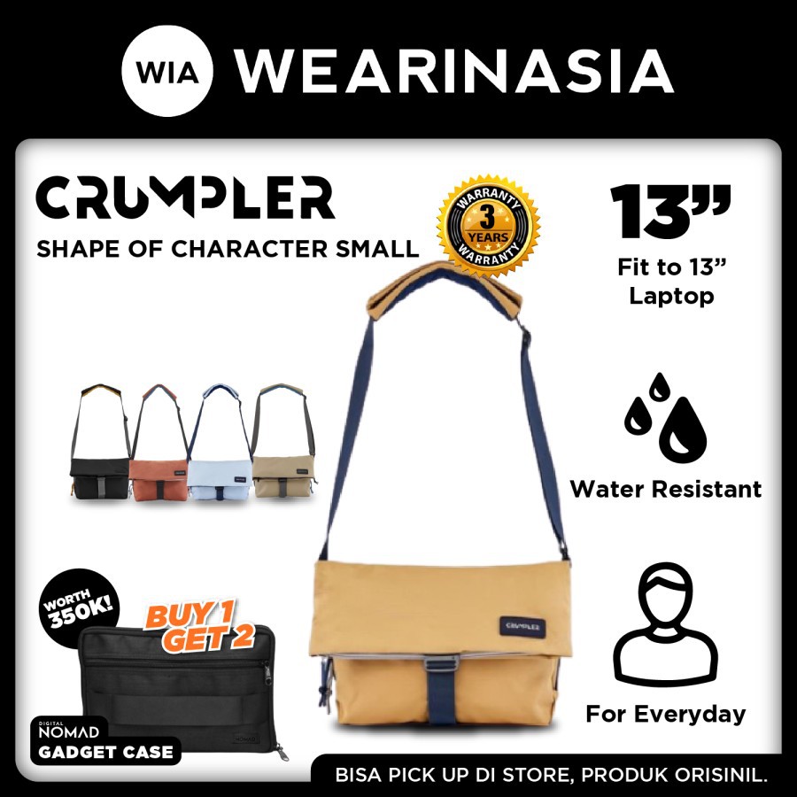 Tas Selempang Pria Wanita Crumpler Shape of Character Original