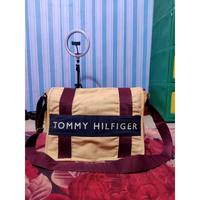 tas messenger bag tommy hilfiger second original