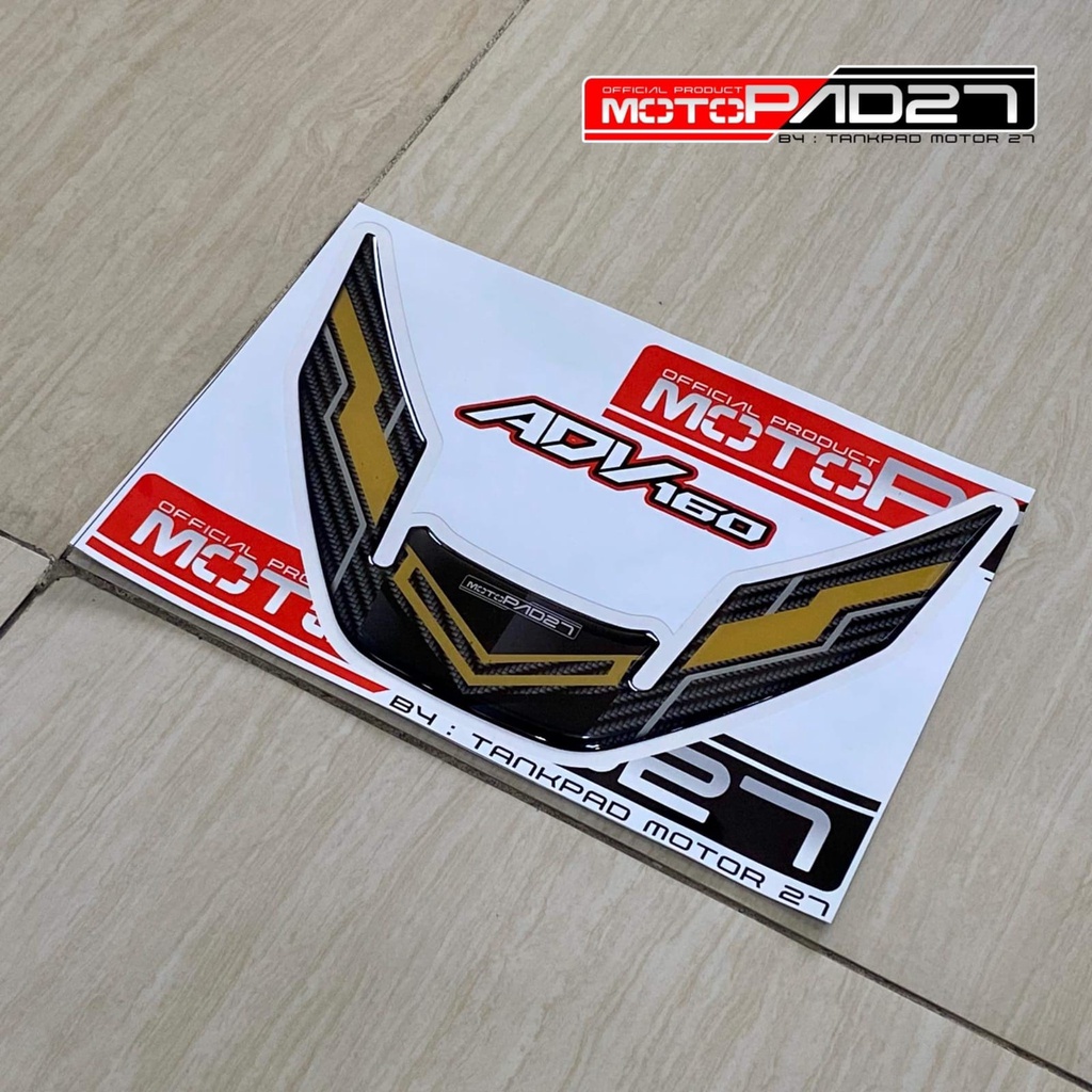 stiker spakbor honda ADV 160 carbon resin premium