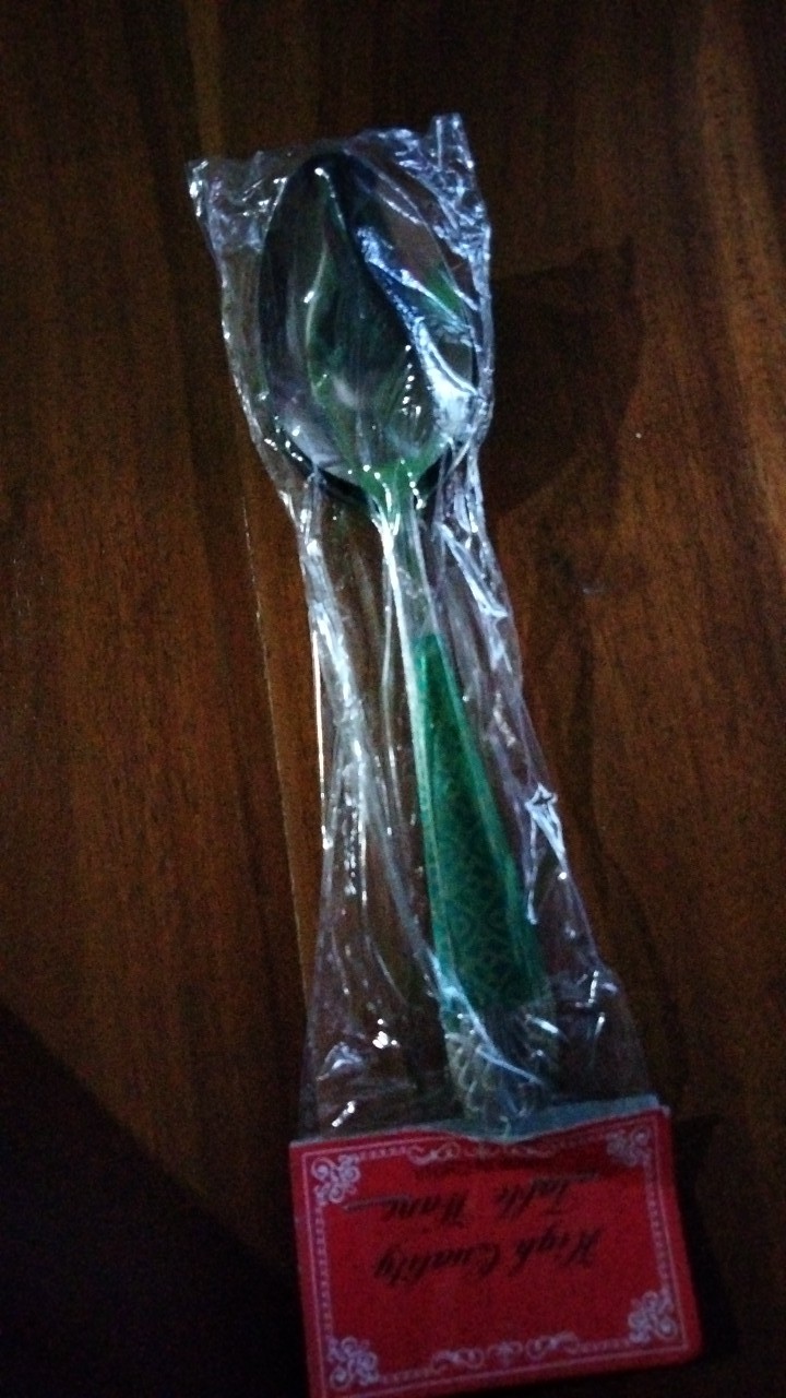 [ Lusinan ] Sendok Makan Stainless Tebal Motif Batik--g.k--