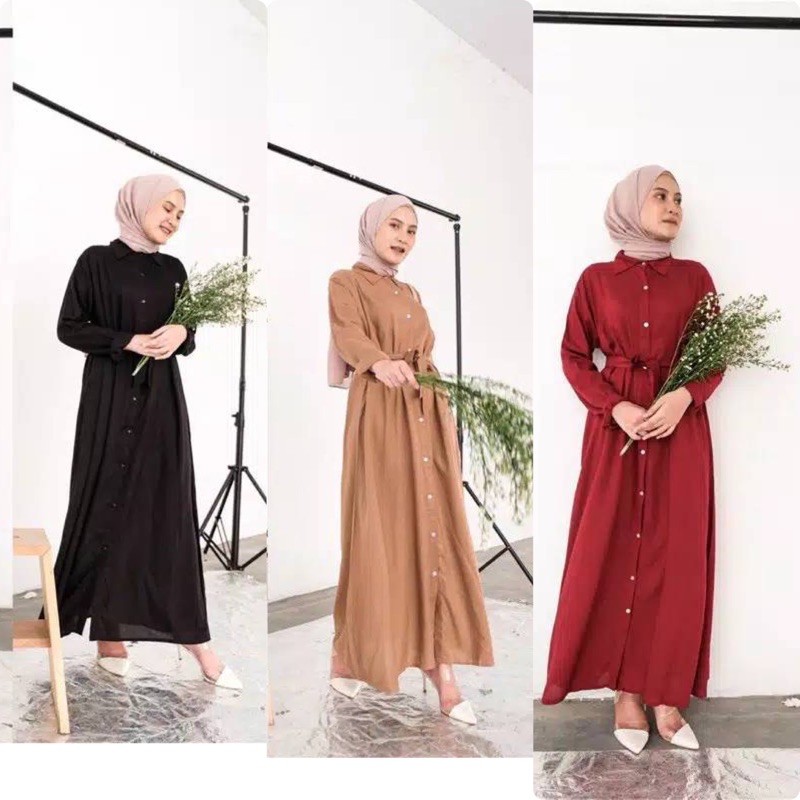 longtunik muslim / tunic panjang wanita / tunic polos