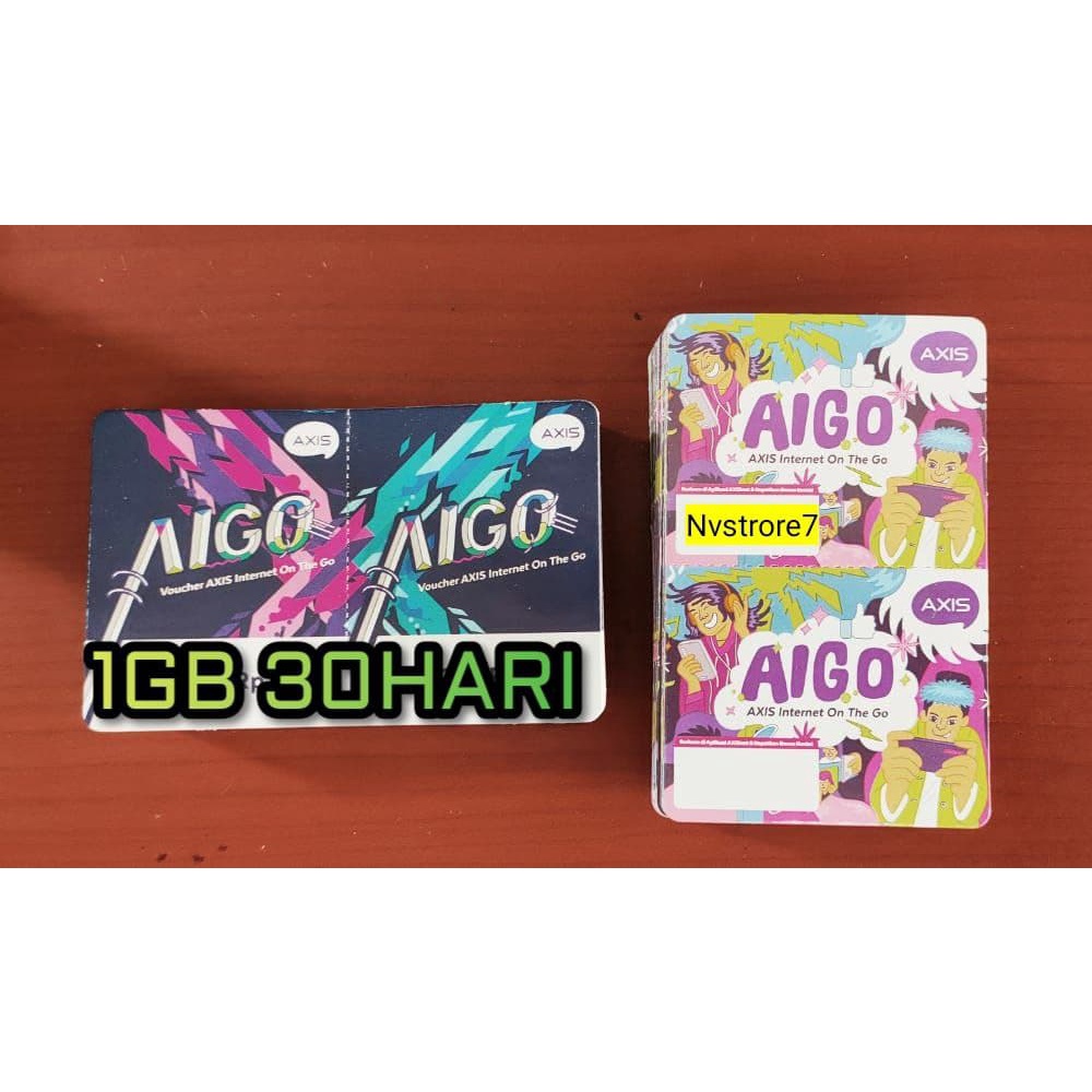 Voucher Axis Aigo 1GB 30hari