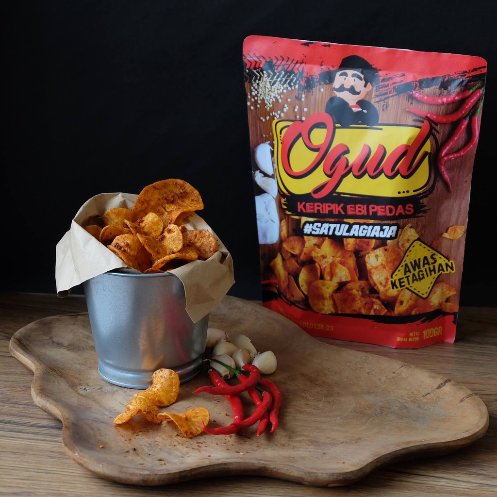 

Keripik Ebi Pedas Ogud