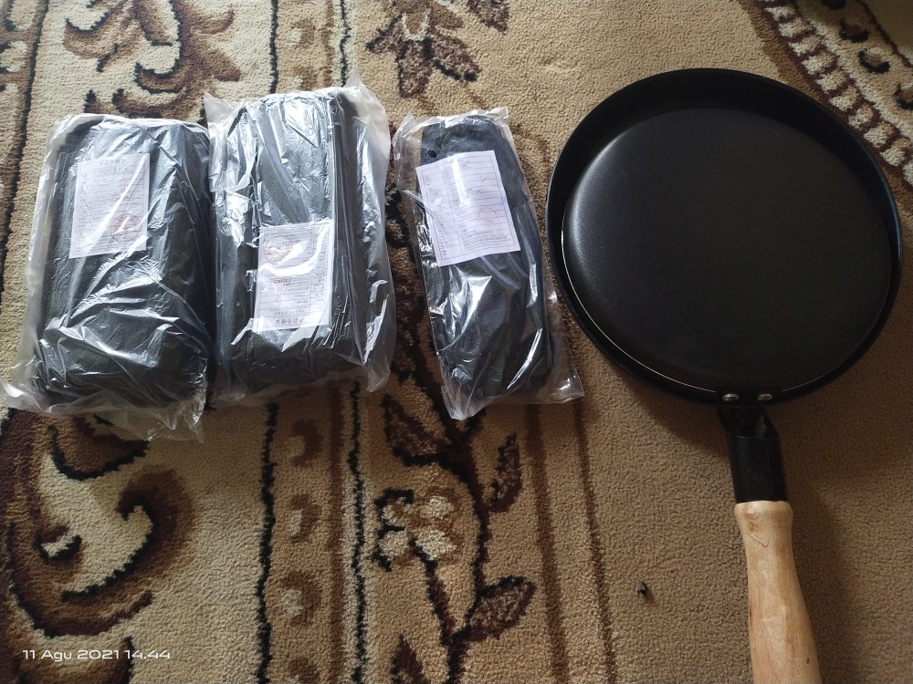 Teflon Risol Creper Maker Galaxy Uk. 21 - Wajan Kwalik - Kulit Risol Lumpia- Wajan Kebalik Serbaguna