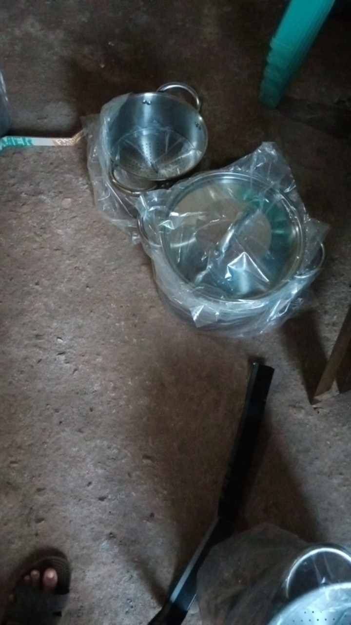 Supra 4in1 4 In 1 Panci Kukus Stockpots Stock Pots Pot Stockpot Stainless Steel Set 4pcs Pcs Steamer