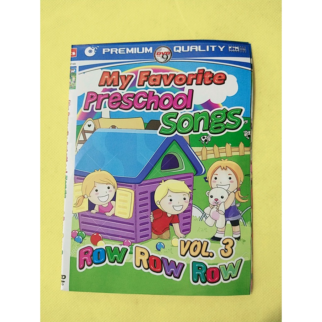 DVD ANAK ANAK BELAJAR SAMBIL BERNYANYI BAHASA INGRIS my favorite songs prescool
