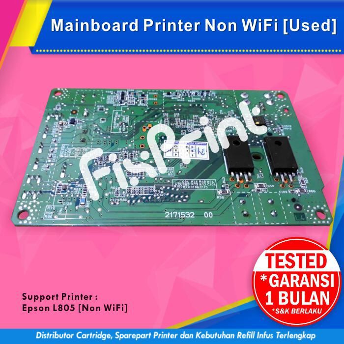 Mainboard Printer Epson L805 Non Wifi, Logic Board Motherboard L805