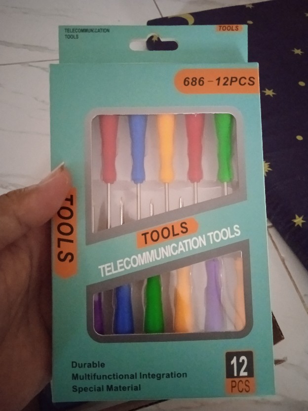 Obeng Set 12 In 1 Kode 686 - Obeng Handphone Multi Fungsi - Obeng Hp