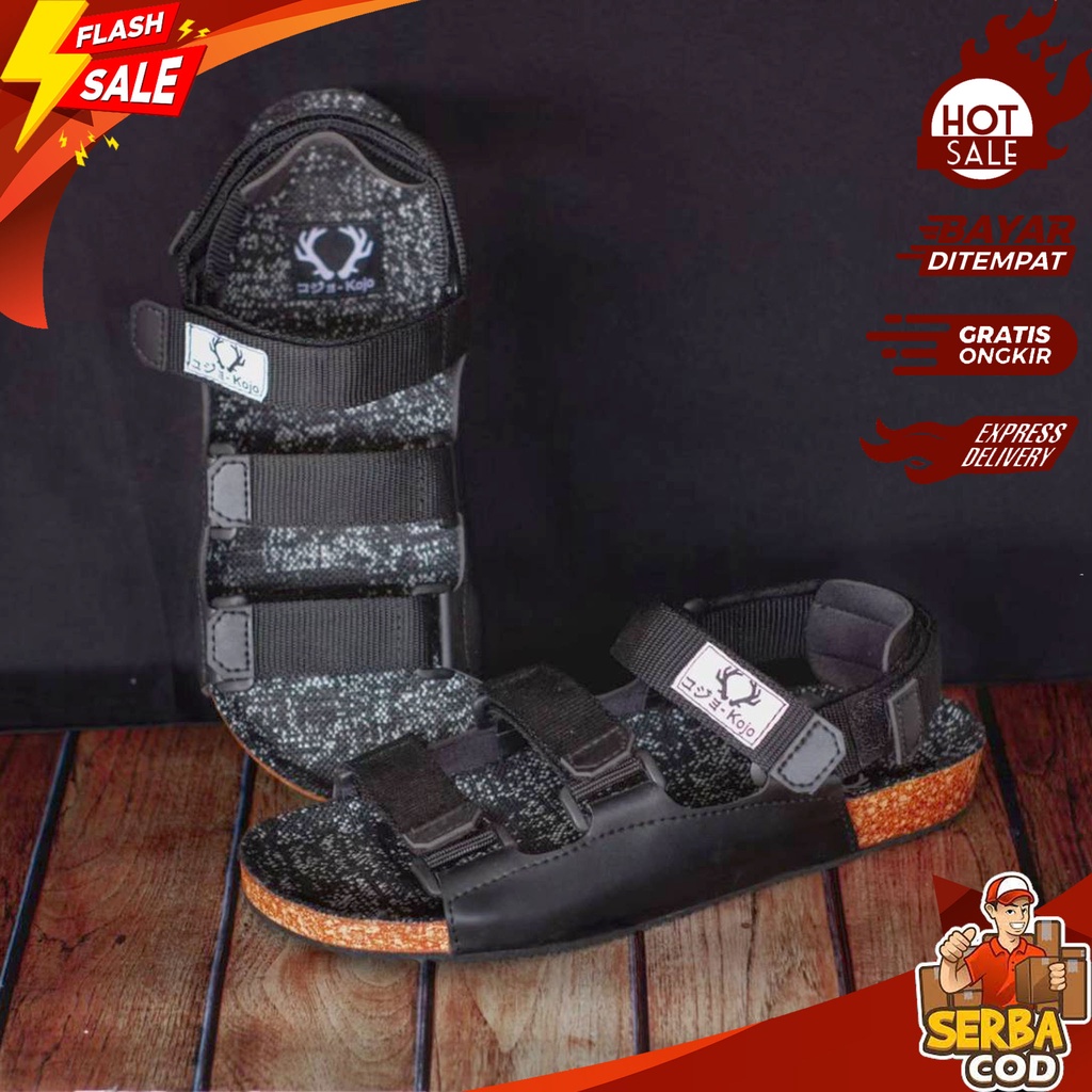 EXTREME_CORPS - Sandal Casual Premium - Sandal Traveling Pria - Outdoor - Walker Original - Sandal T