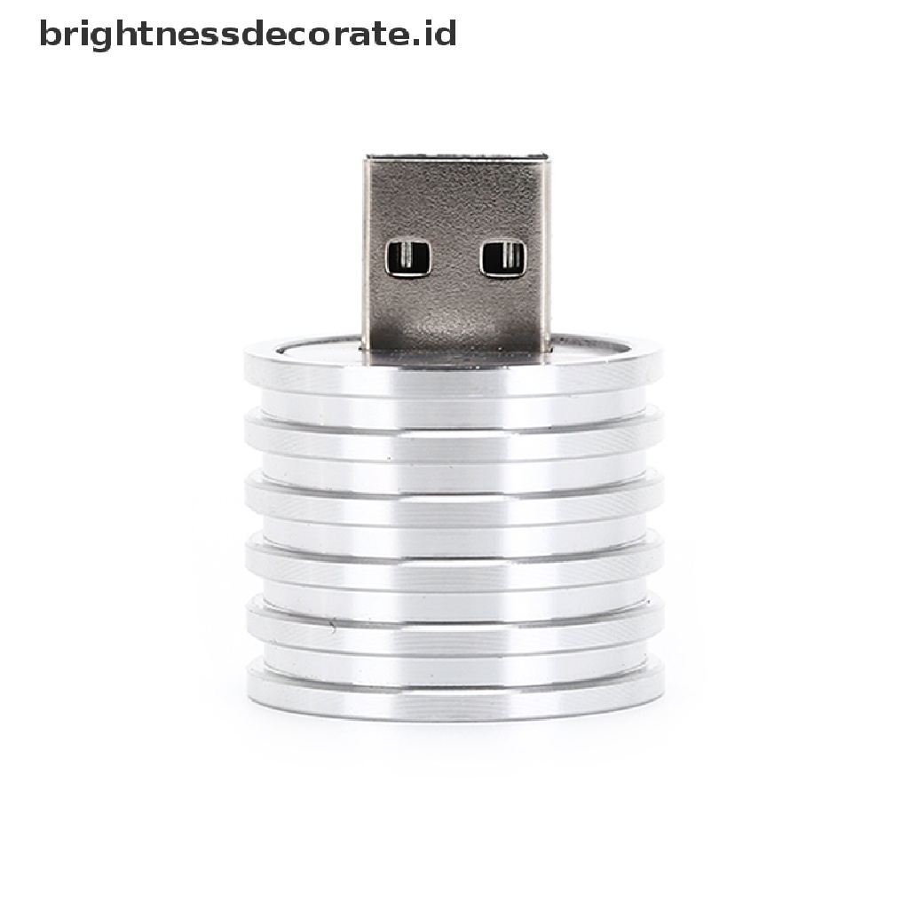 1 Pc Lampu Malam Led Usb 3w Portable Warna Putih