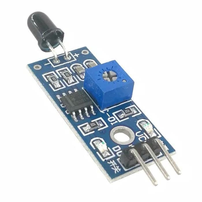 Modul Sensor pendeteksi api sumber kebakaran dgn penerima inframerah