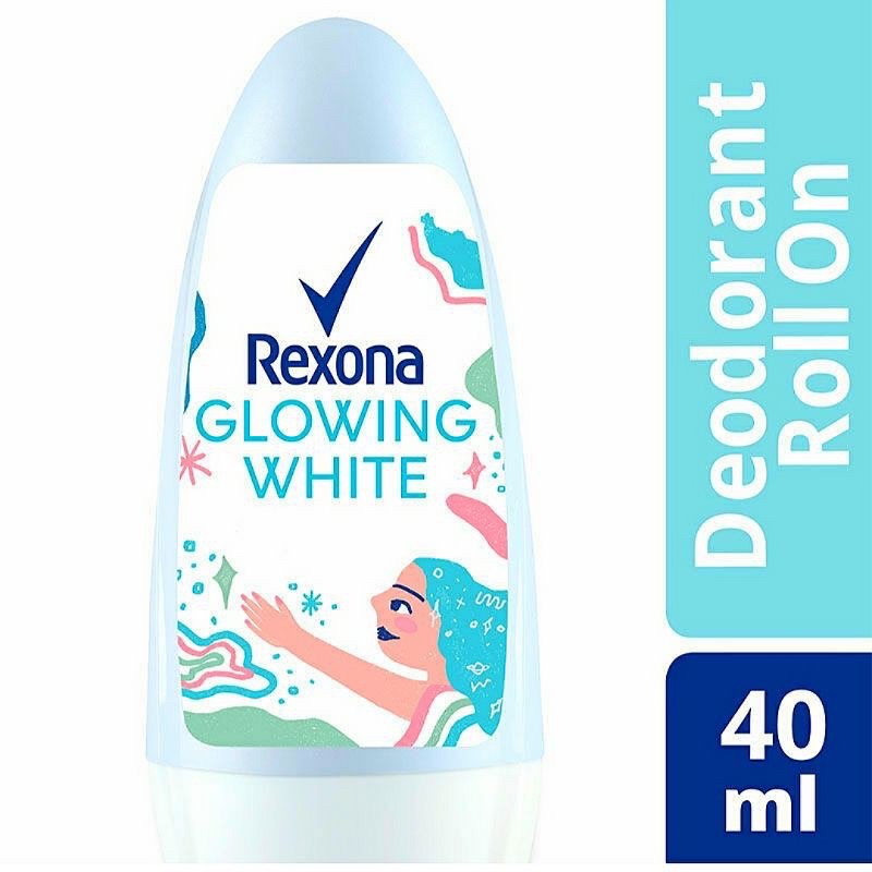 REXONA ROLL ON GLOWING WHITE 40ml roll on rexona glowing white 40ml