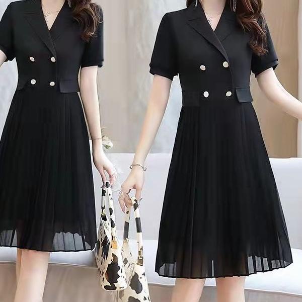 Modern.. dress import wanita dress wanita korea dress hitam kerja wanita kantor/dress korea/dress ko