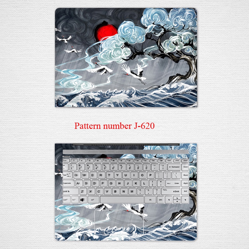 Computer Stickers Computer Laptop Skin Vinyl 2 Sides Laptop Skin for 11/12/13/14/15/17 Inch UniversaLenovo Zhaoyang E4-arr E5-iil Notebook Film E41-55 E40-70 E53-80 Computer Sticker K4e-imll Shell Protective Film Wei 6-15itl / 14are Decorative Accessories