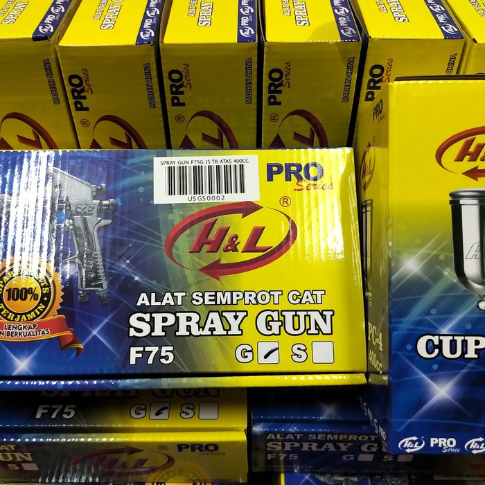 spray gun spraygun h&l f75g f75