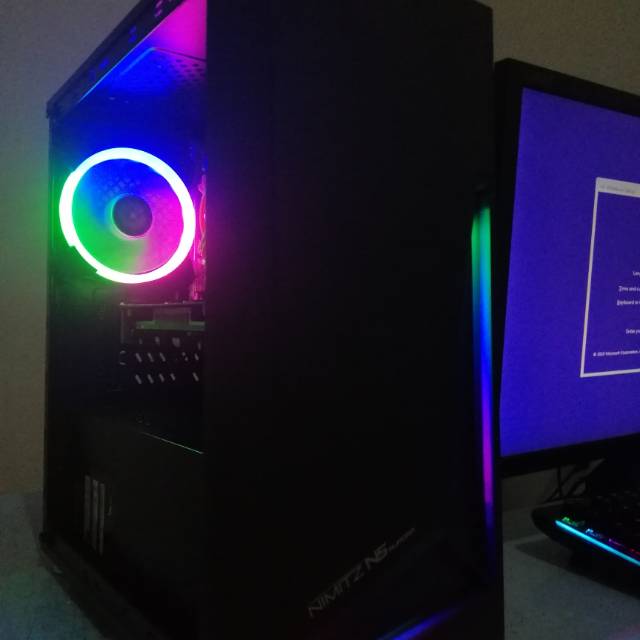 PC Gaming Intel Core i5 RAM 8GB RX470 MONITOR 19