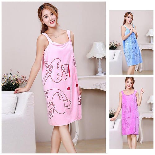 ~ PIYOSHI08 ~ Handuk Baju Dewasa Dress Towel Remaja Motif Karakter Lucu Kimono Murah AF67