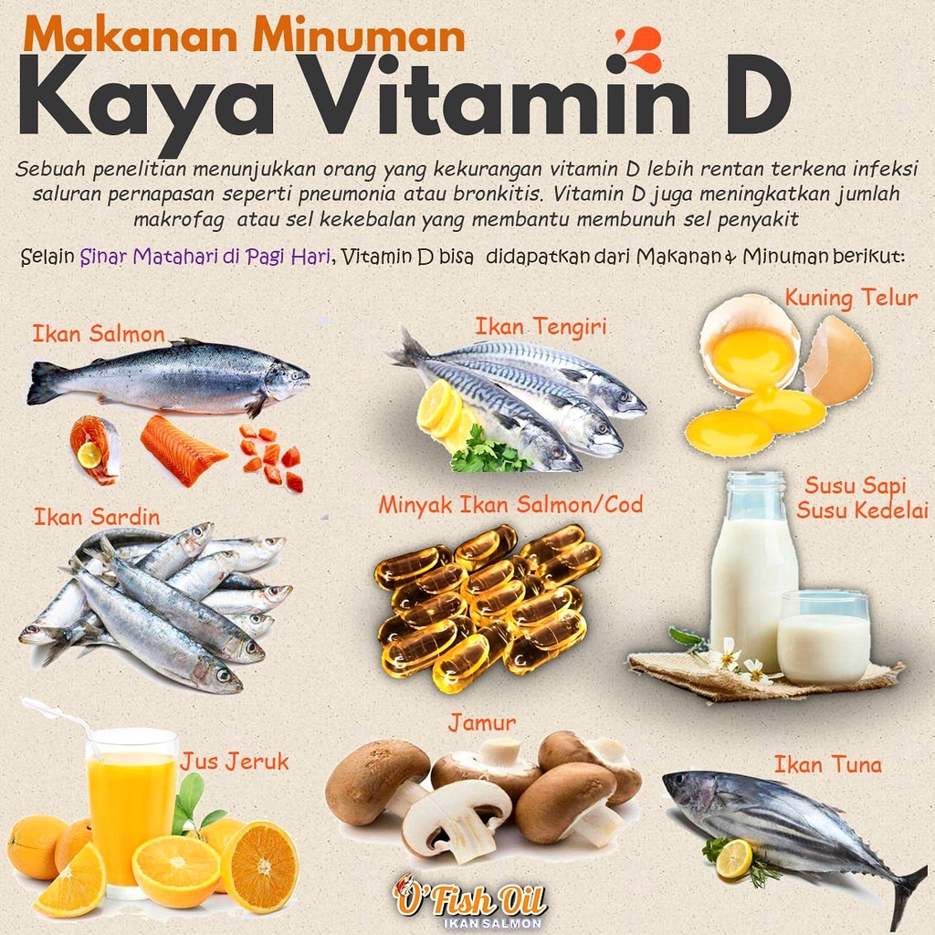 (ASLI ORIGINAL) O Fish Oil Minyak Ikan Salmon Vitamin Penambah Nafsu Makan dan Kecerdasan