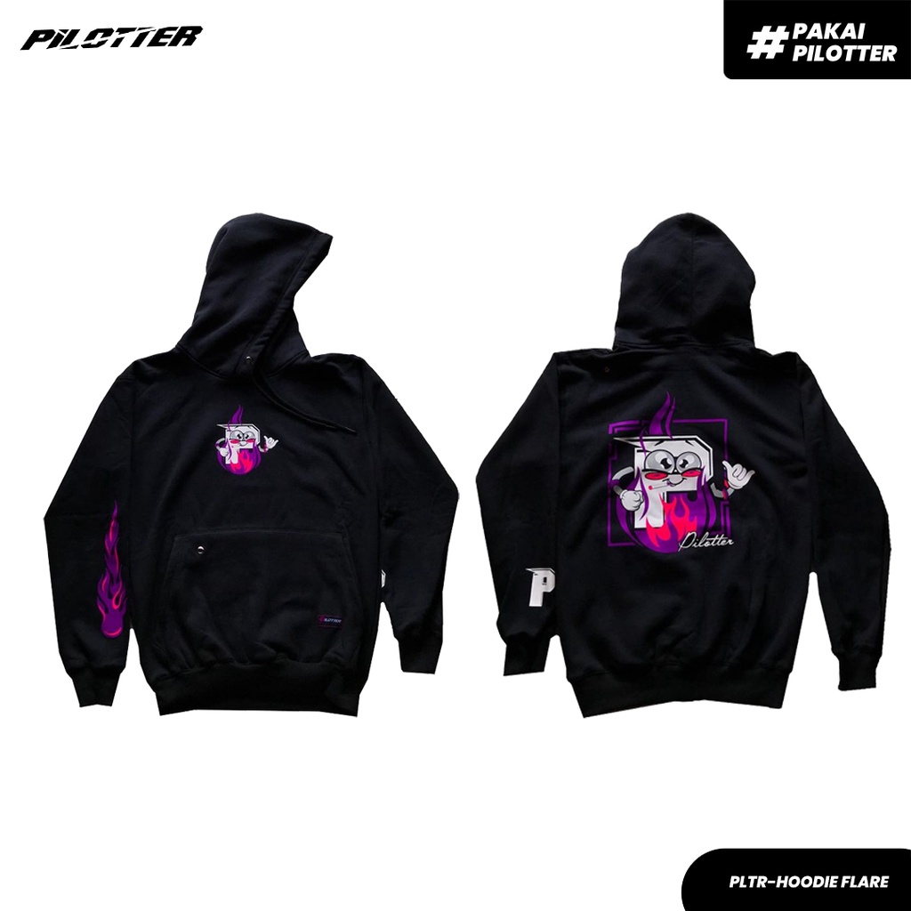 Pilotter Hoodie Flare Original Free Sticker