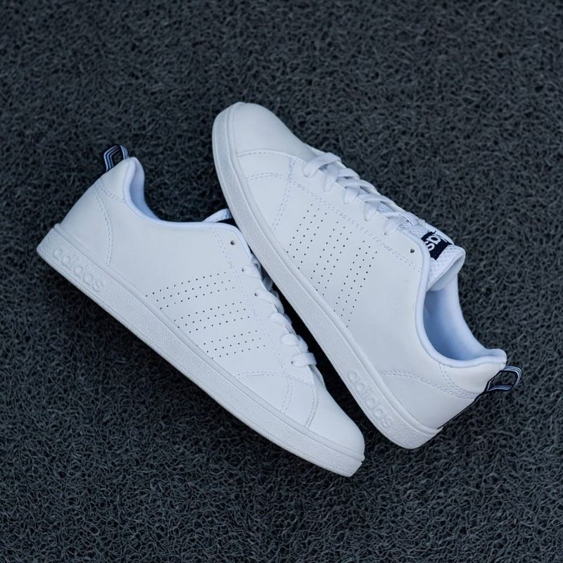 [BISA COD] ADIDAS NEO ADVANTAGE WHITE LIST BLACK